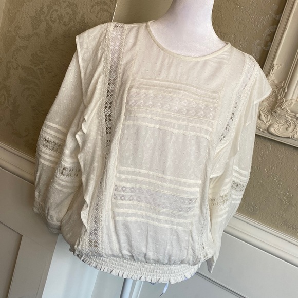 H&M Tops - NWT H&M White Lace Top Size 6